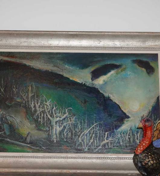 Landscape & Rooster